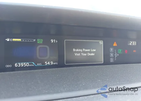 2017 Toyota Prius Three z USA, uszkodzony, nr VIN JTDKARFU7H3052790